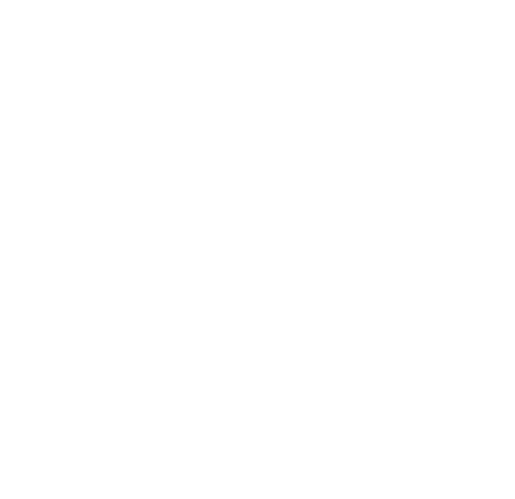 AQ-Logo Schwan weiß
